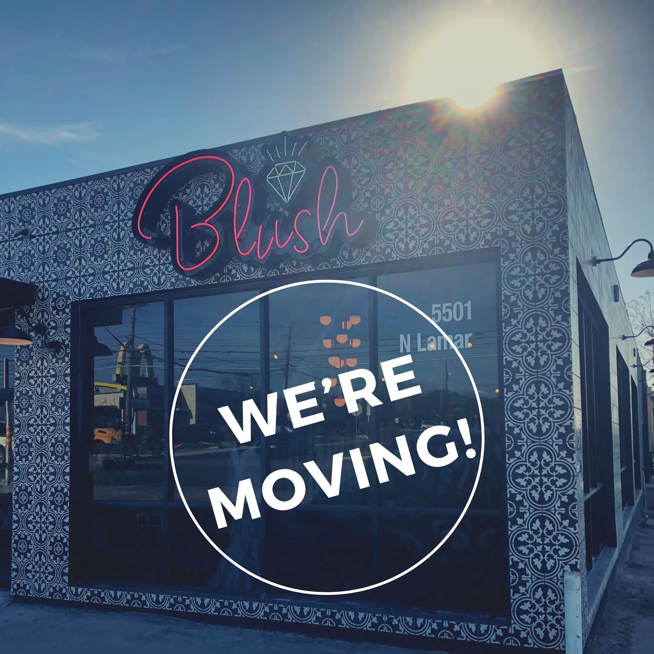 Blush Bridal Lounge is Moving!